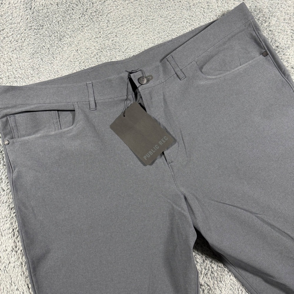 NWT Public Rec Workday Pant Men 42x30‎ Slate  Straight Leg Technical 5-Pocket